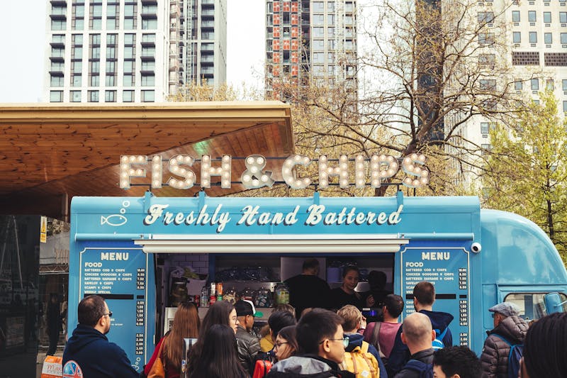 Mobile Fish & Chips Van